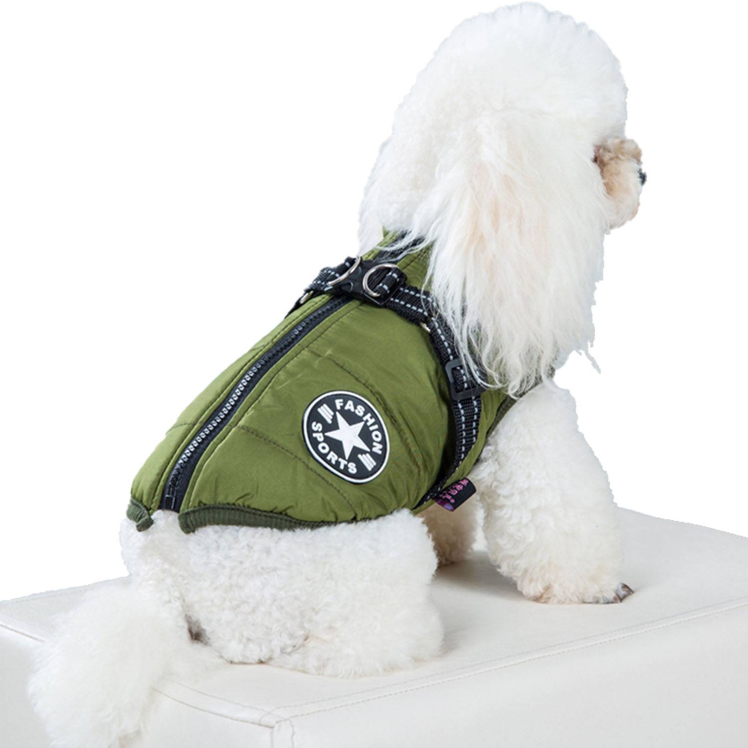 Cotton-Padded Dog Vest 6