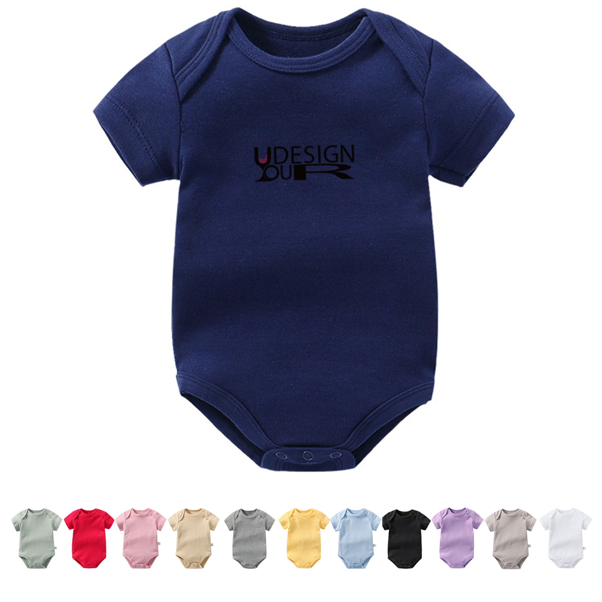 Lightweight Cotton Romper for Infants 2