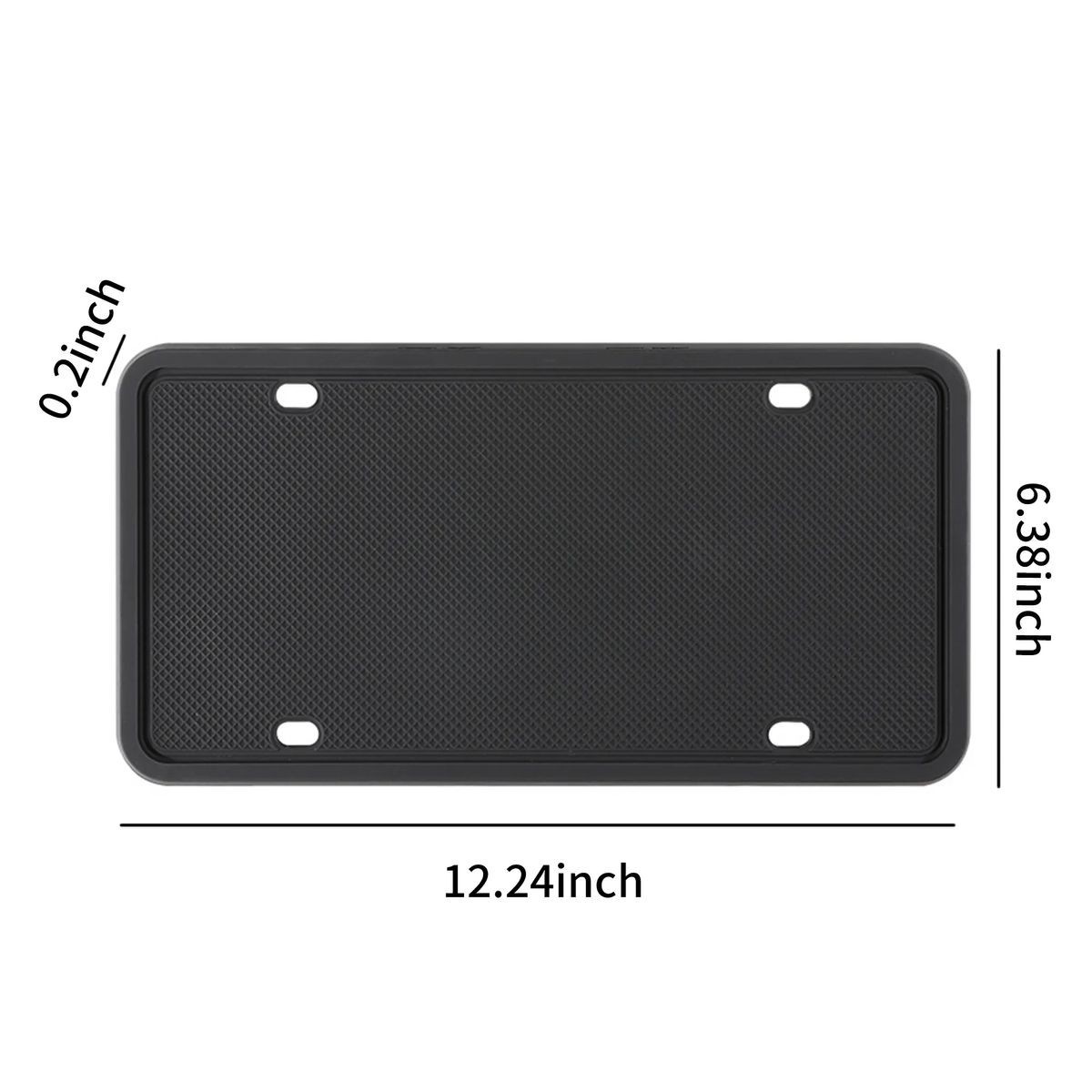 Silicone License Plate Frame Rust Proof Design 5