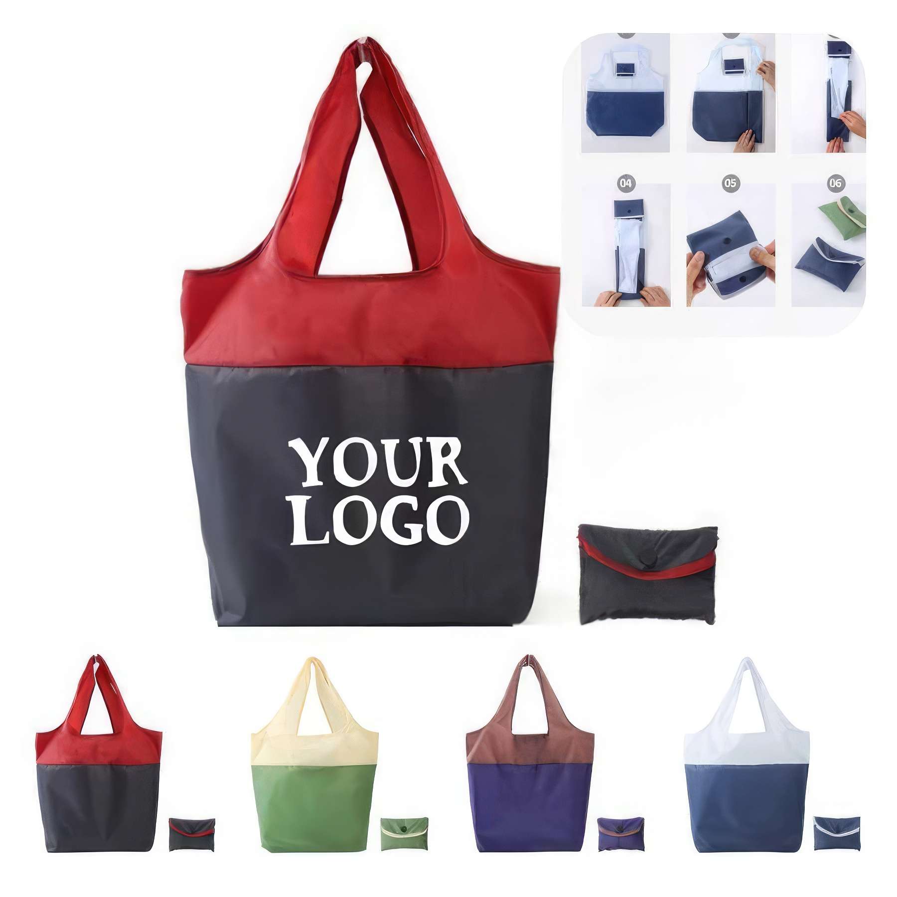 Reusable Nylon Bags Shopping Totes 2