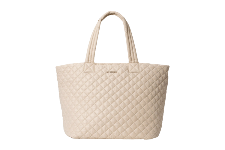 MZ Wallace Large Metro Tote Deluxe - Buff Rec, custom tote bag with logo imprint 2