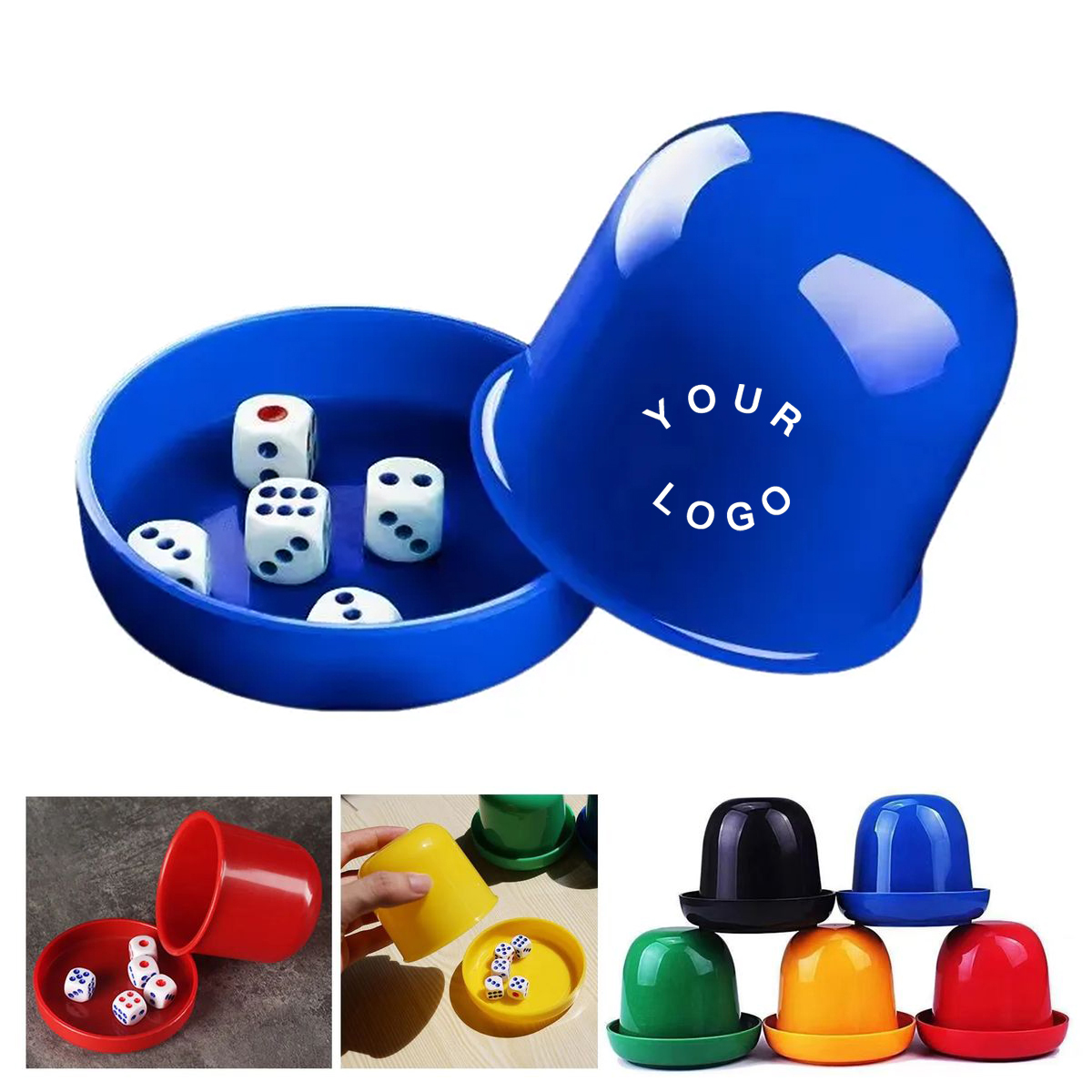 Portable Dice Cup with Lid for Game Nights 7