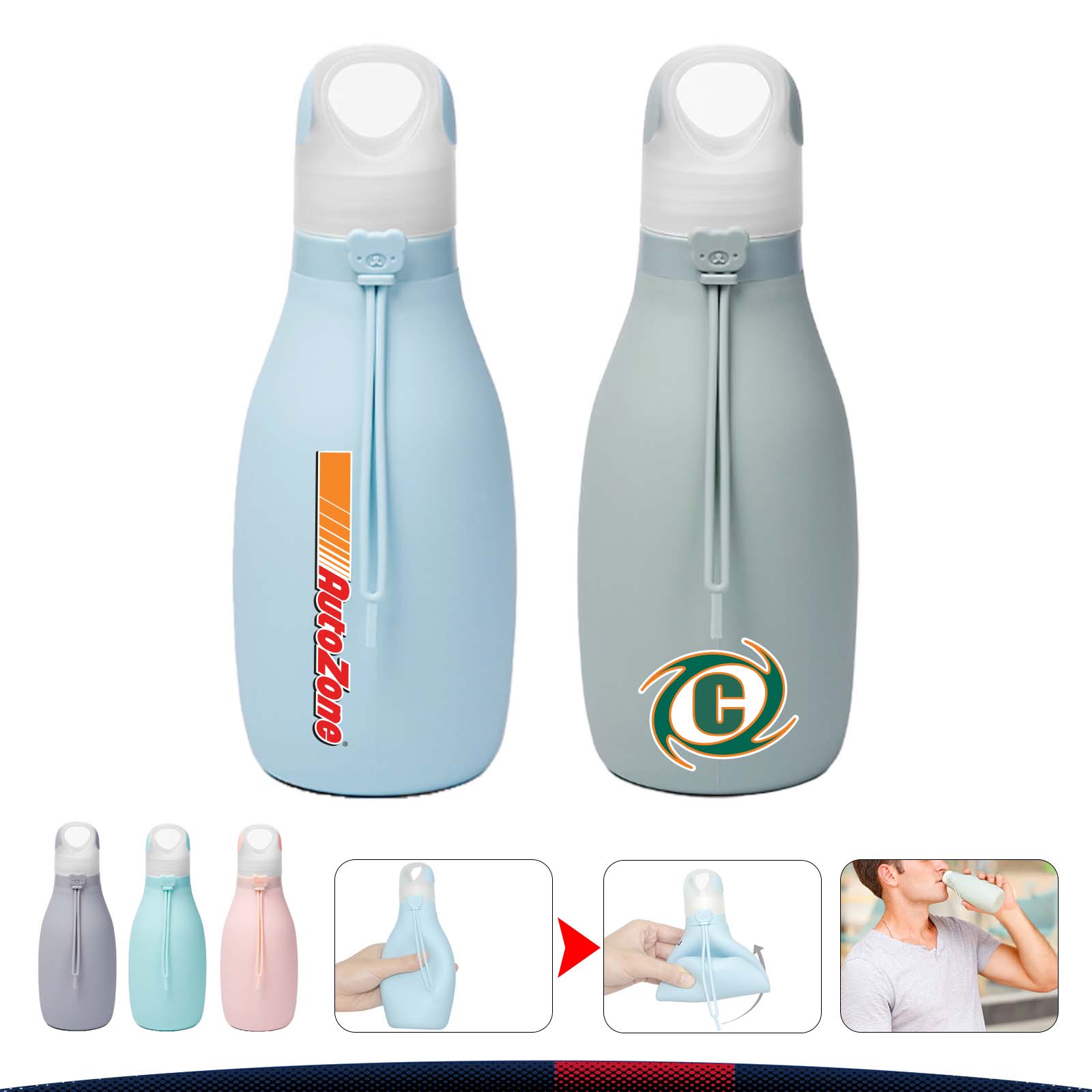 Lanyard Collapsible Bottle 4