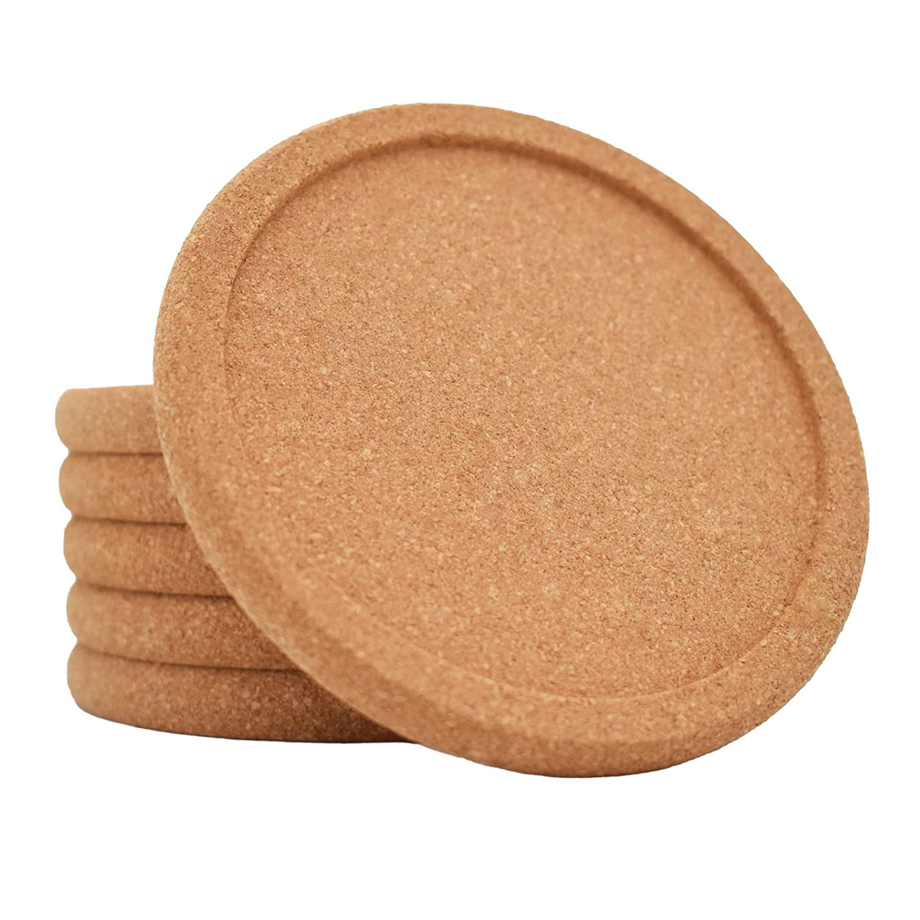 Round Lip Cork Coaster 3