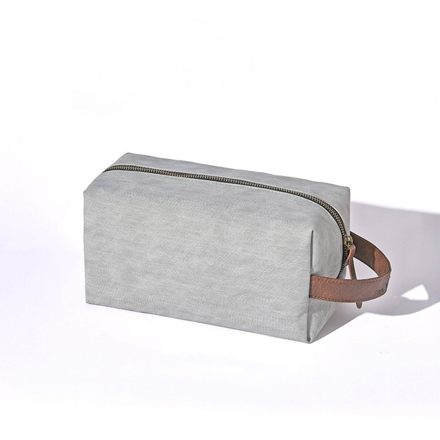 PU Leather Portable Square Toiletry Bag 4