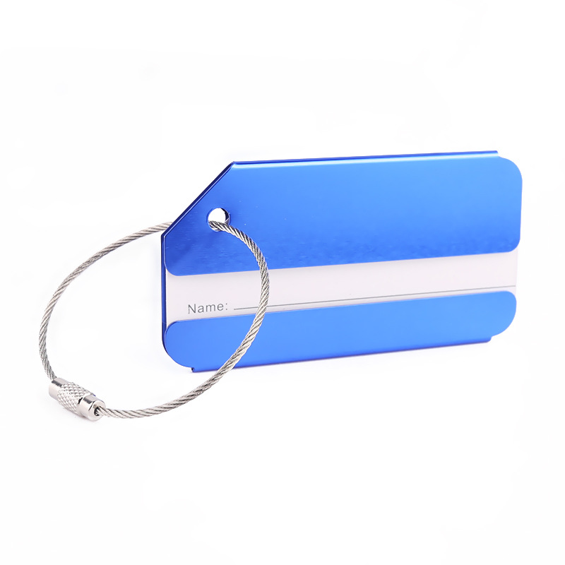 Privacy Luggage Tags Metal ID Bag Tag 3