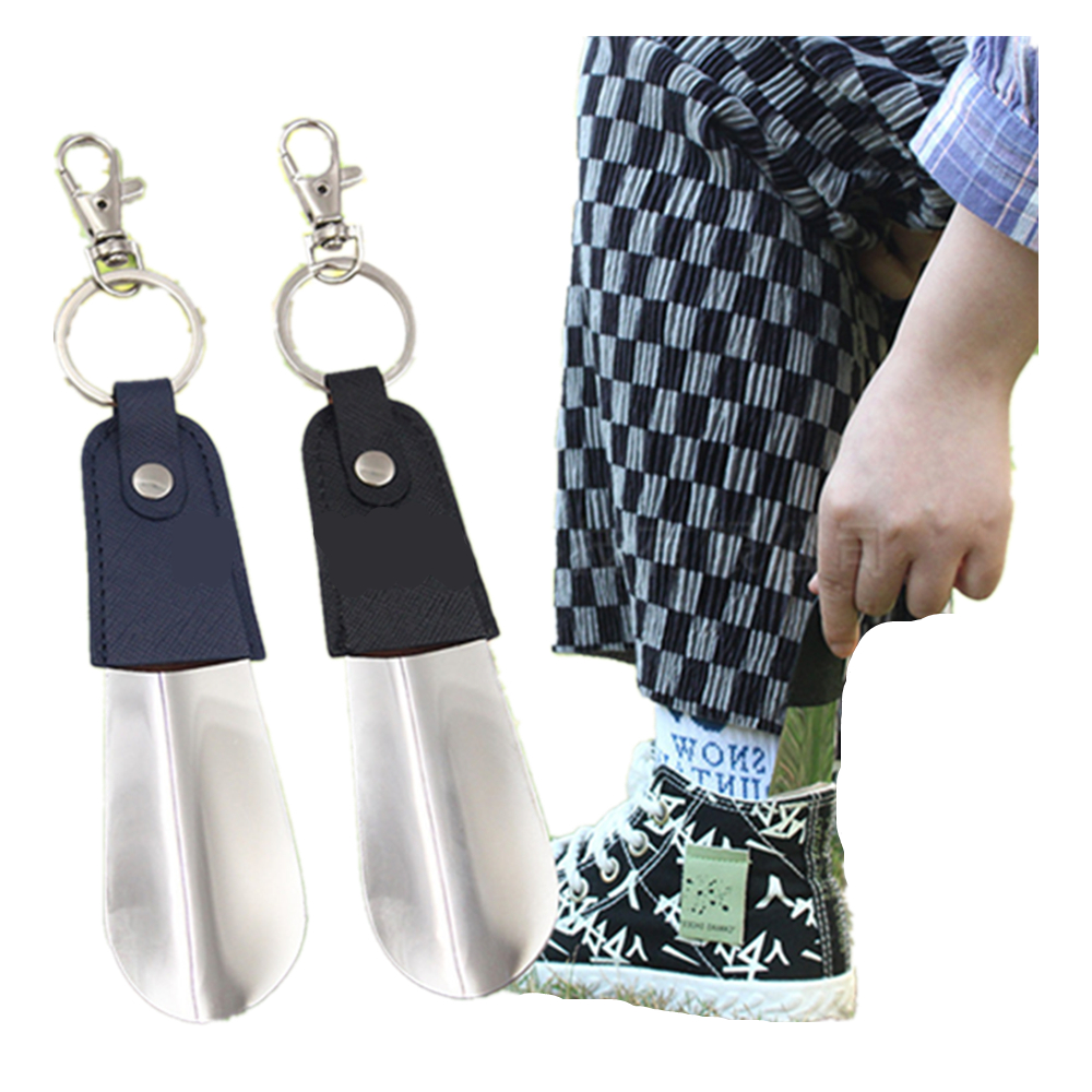 Leather Shoe Horn With Key Ring 6