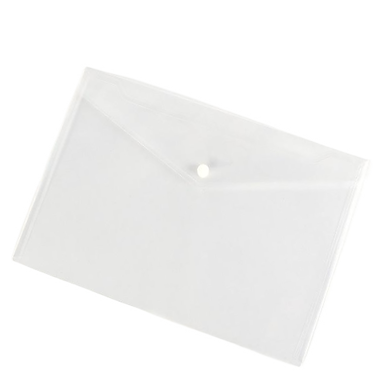 A4 Transparent Office File Folder with Button Closure 7