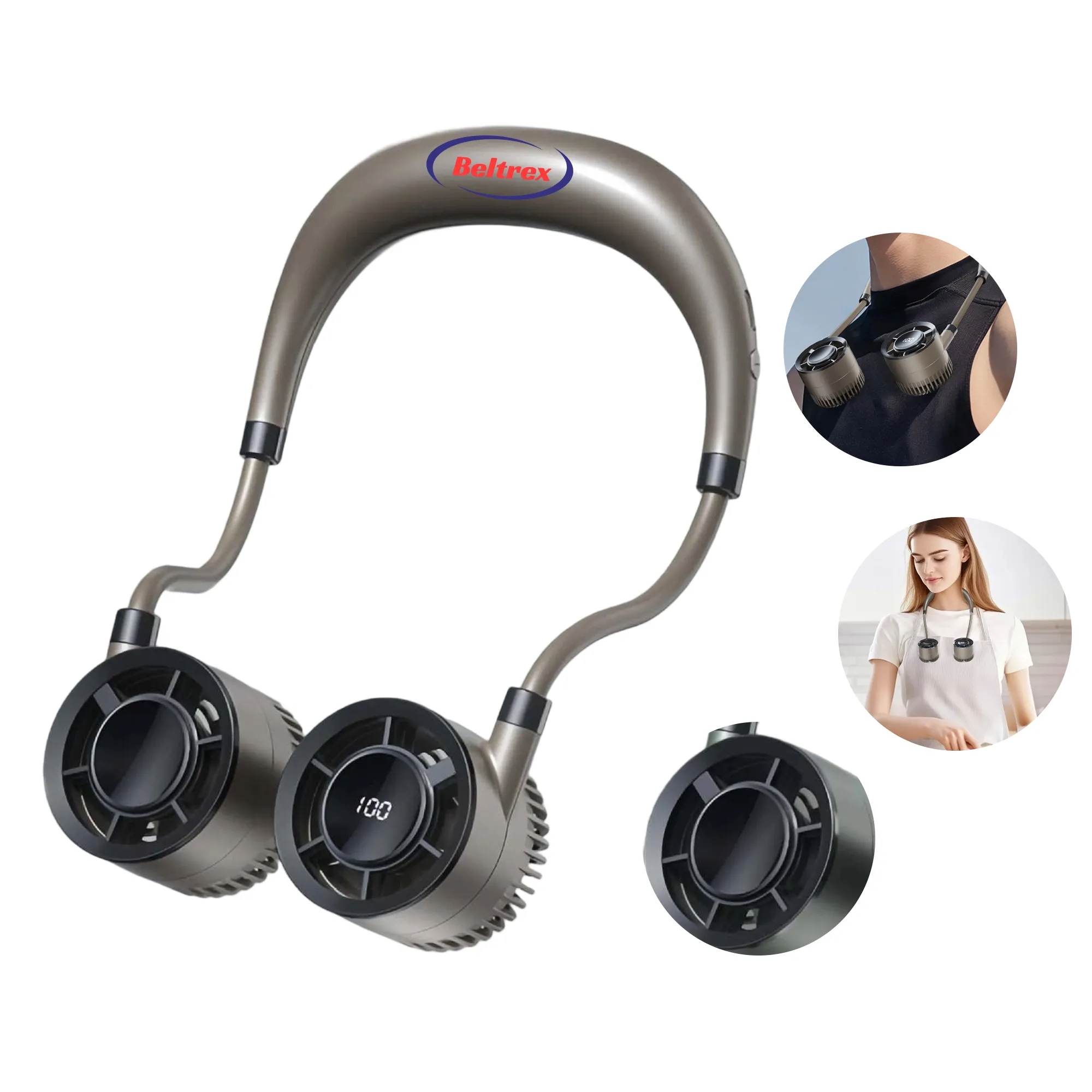 100-Speed Neck Fan with Lightweight Design 5