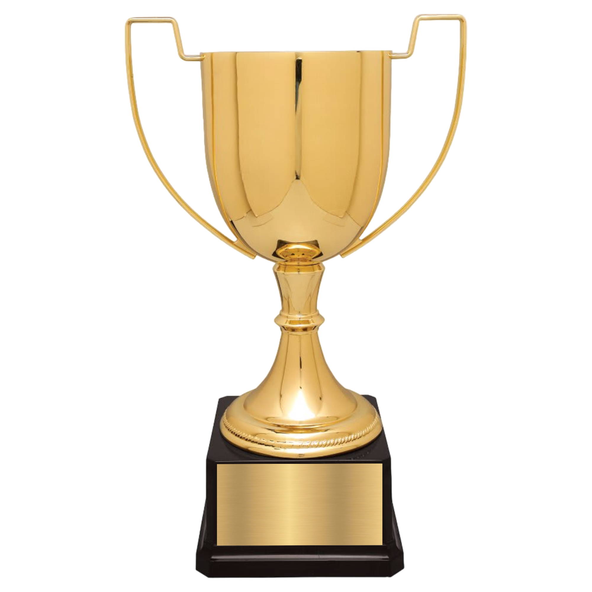 13" Completed Zinc Cup Trophy on Plastic Base 10