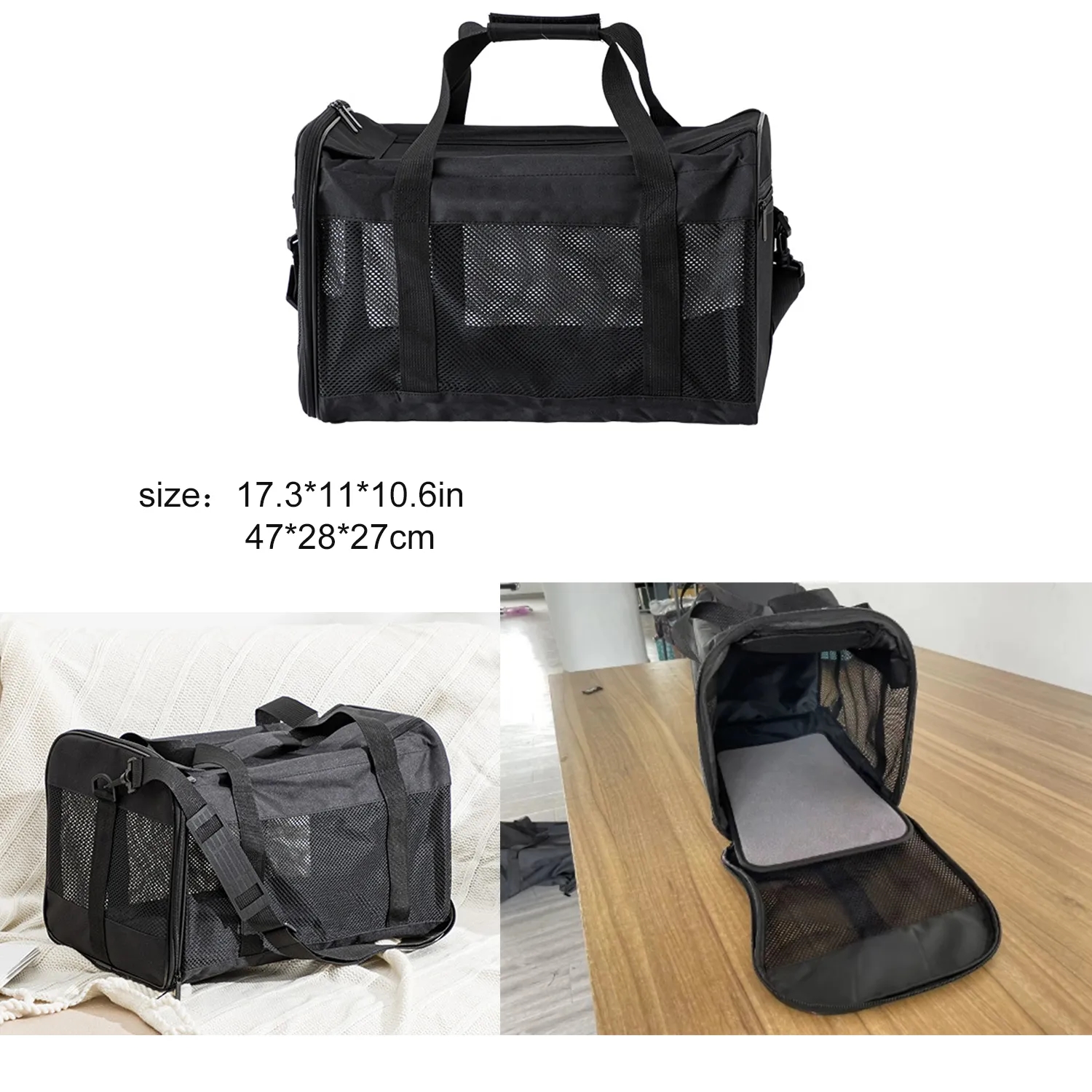 Cat Dog Pet Carrier For Small Medium Puppies 2
