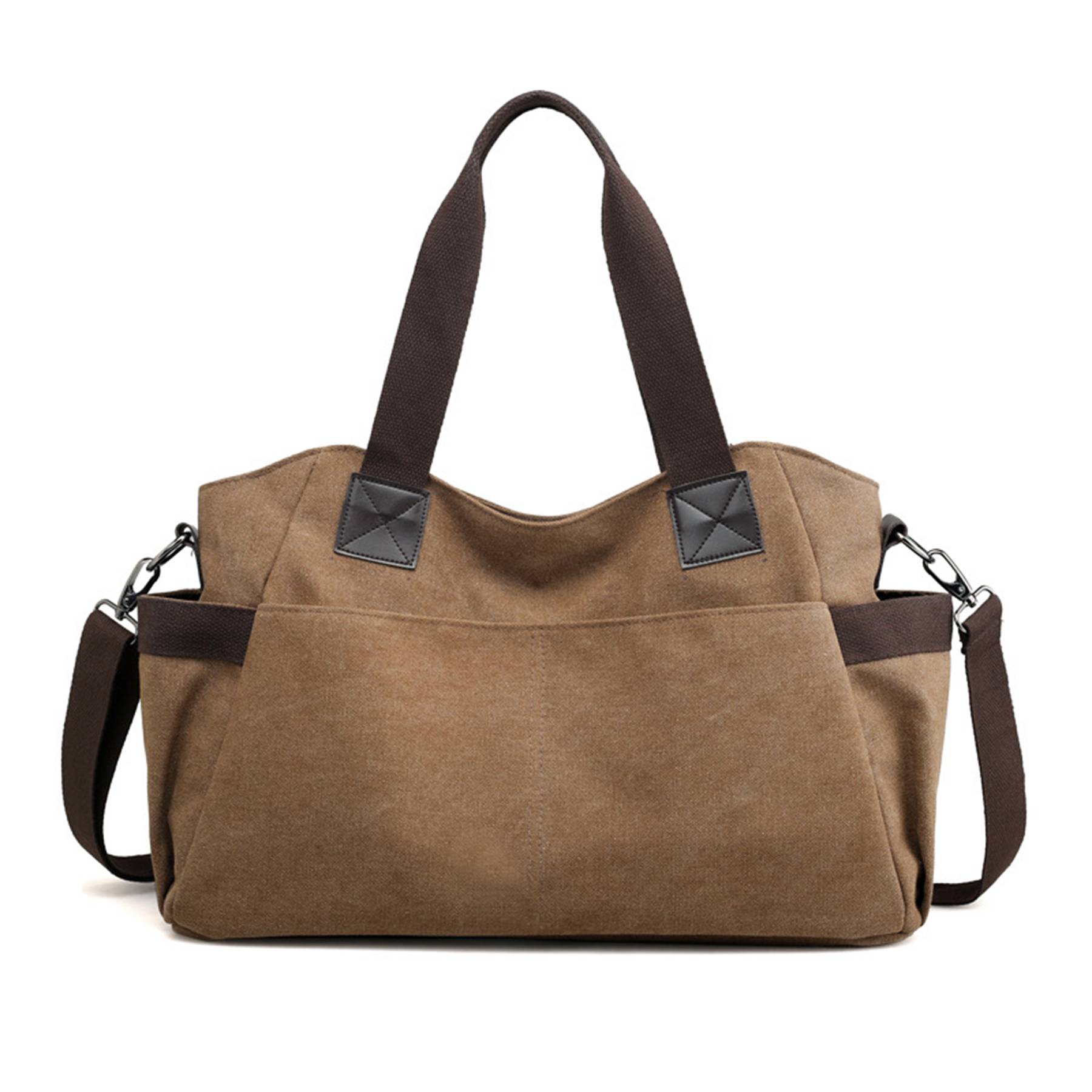 Big Canvas Tote top Handle bag for Travel 6