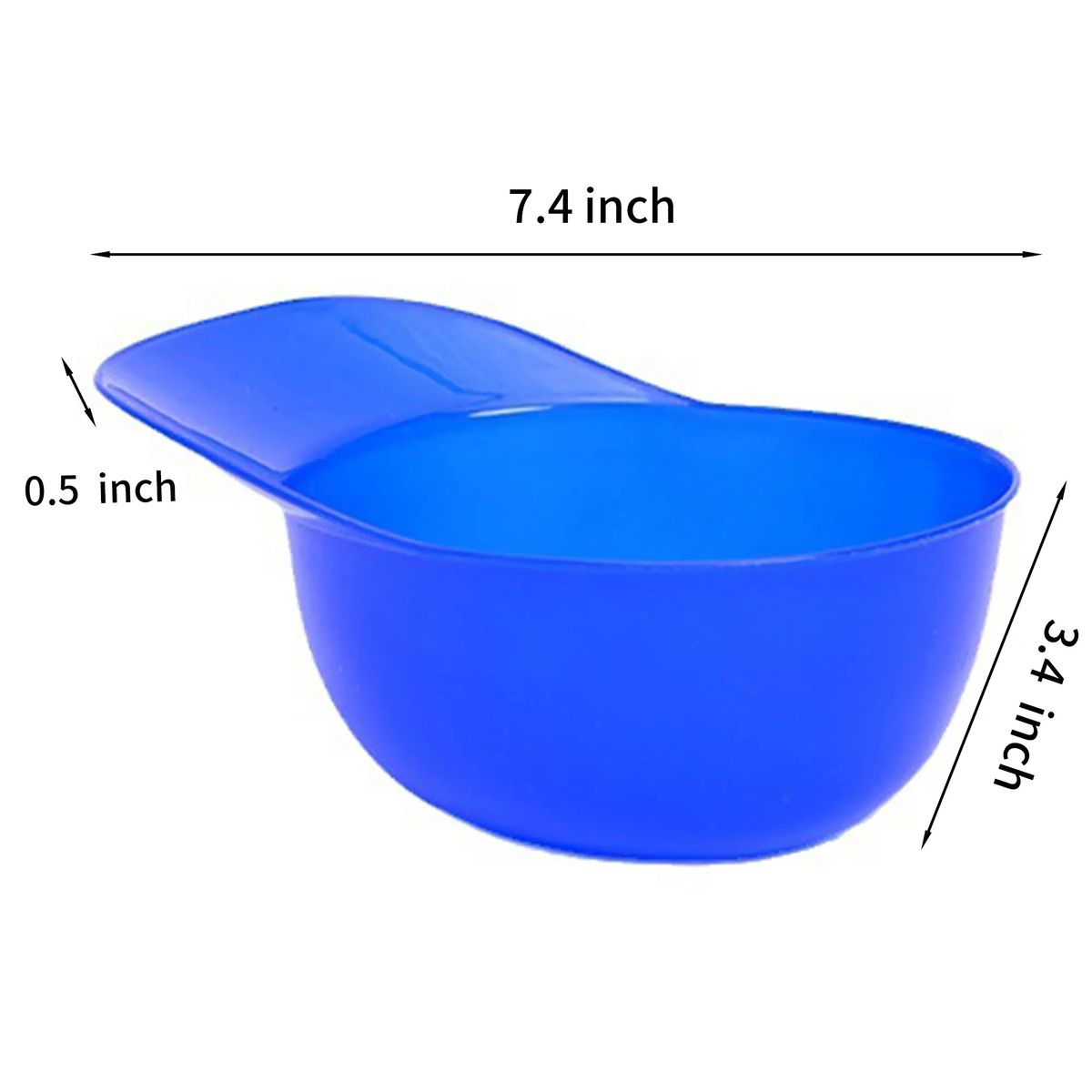 Baseball Cap Shaped Dessert Bowl Polypropylene Plastic 8