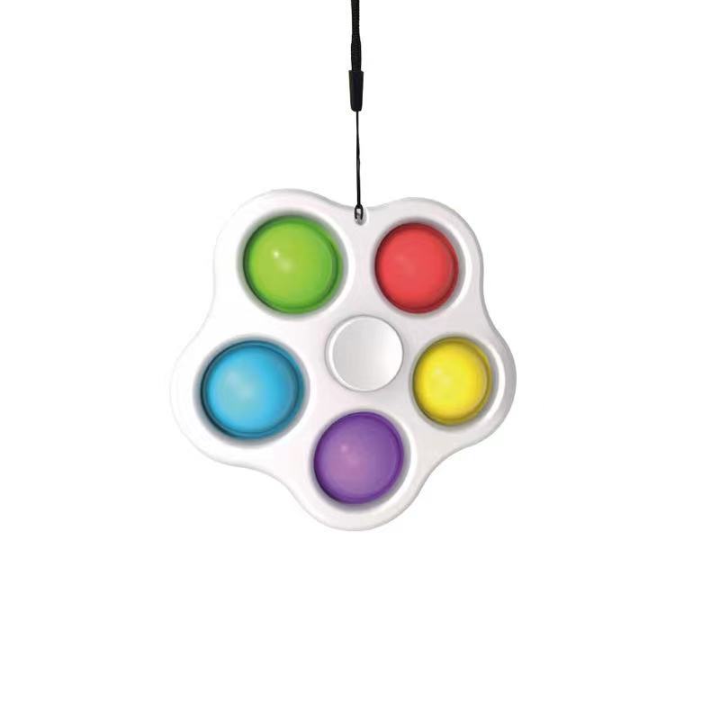 5 Fingers Push Bubble Fidget Spinner 1
