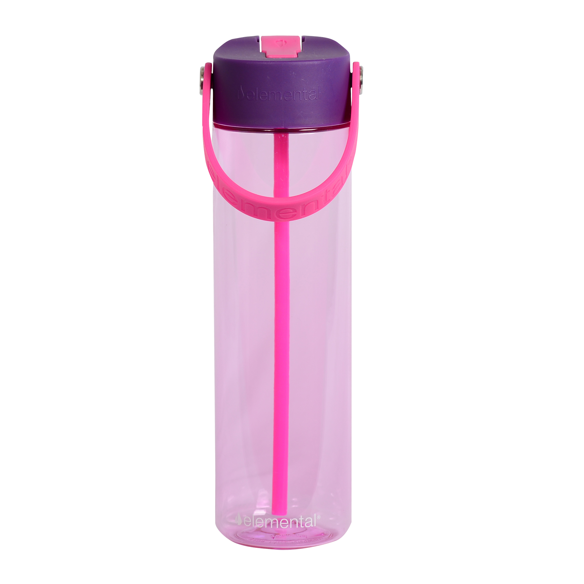Elemental® Splash 26oz Tritan Water Bottle - with Drinking Spout and Straw 32