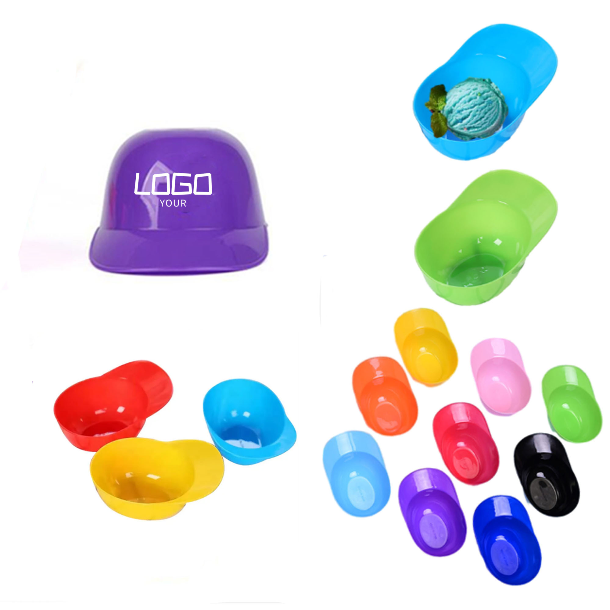 Baseball Helmet Child Ice Cream Snacks Bowl 1