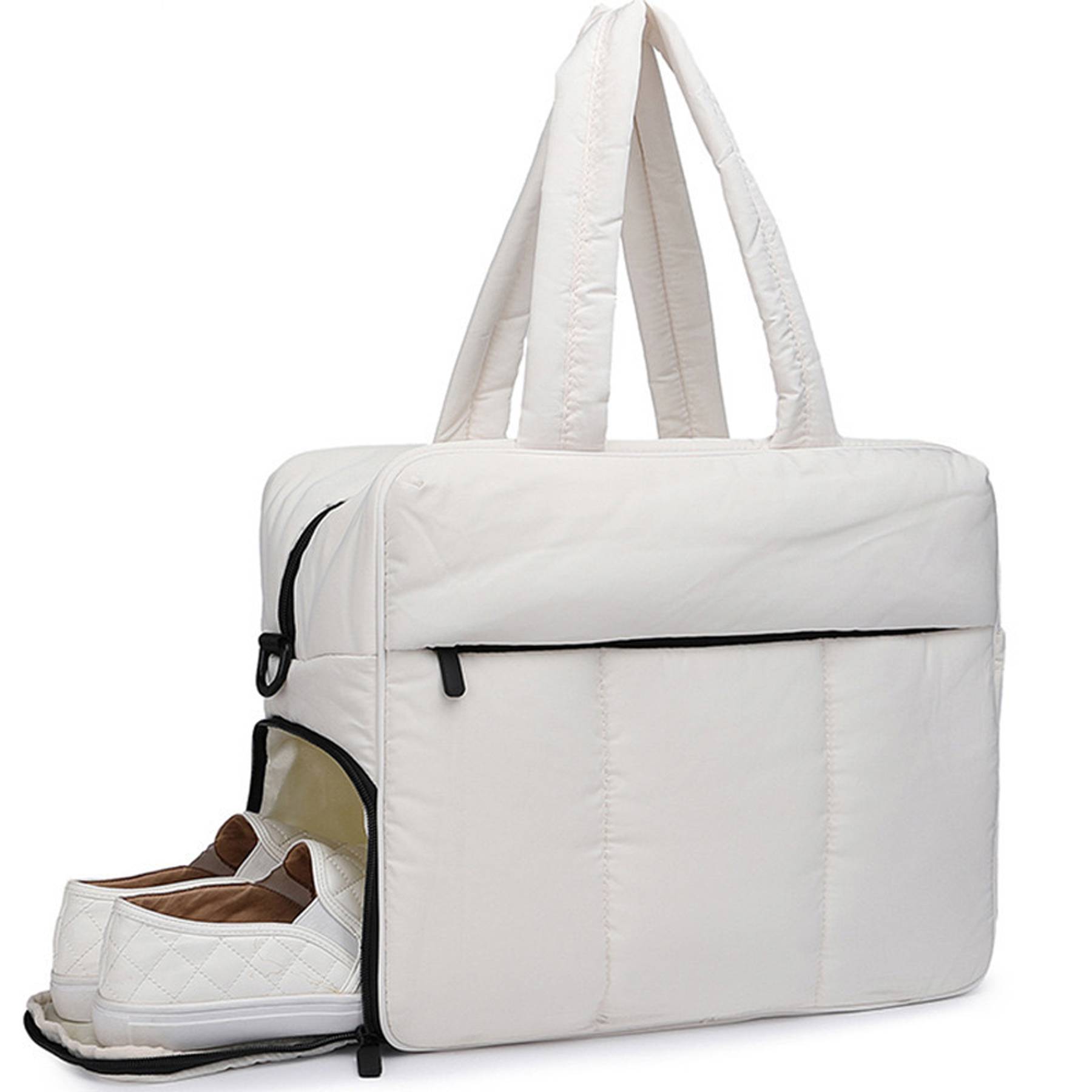 Luggage Duffel Tote Bag with Wet Pocket Shoe Compartment 9