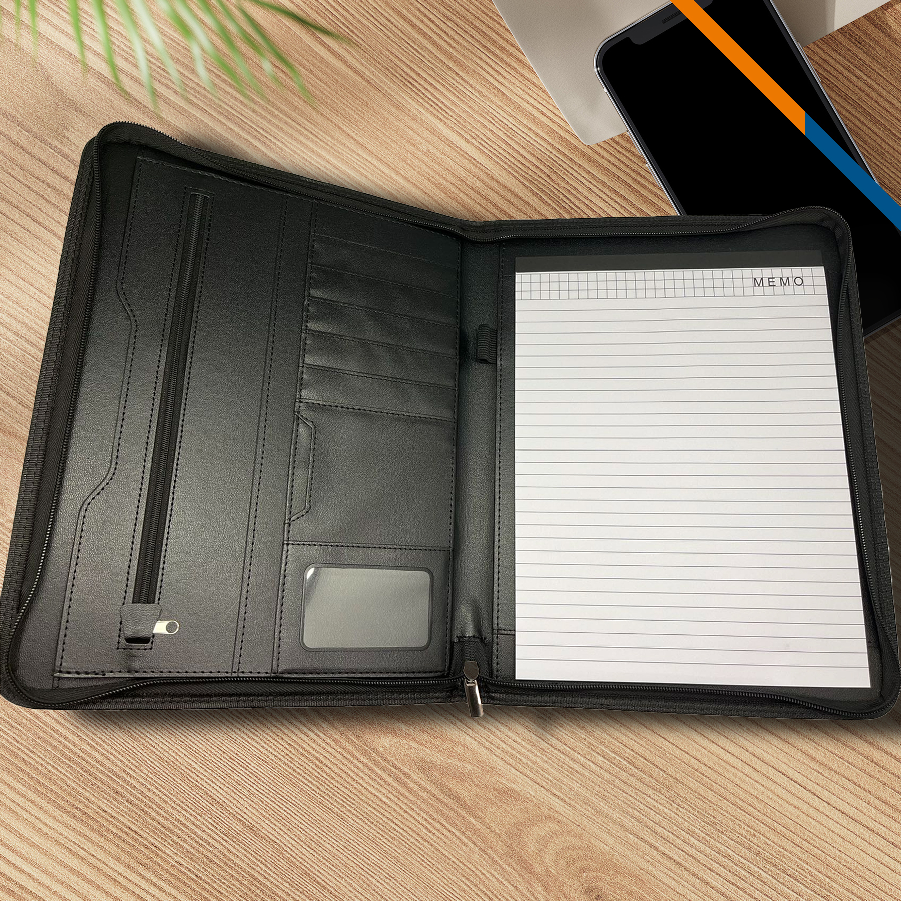 Defree Leatherette Portfolios 4
