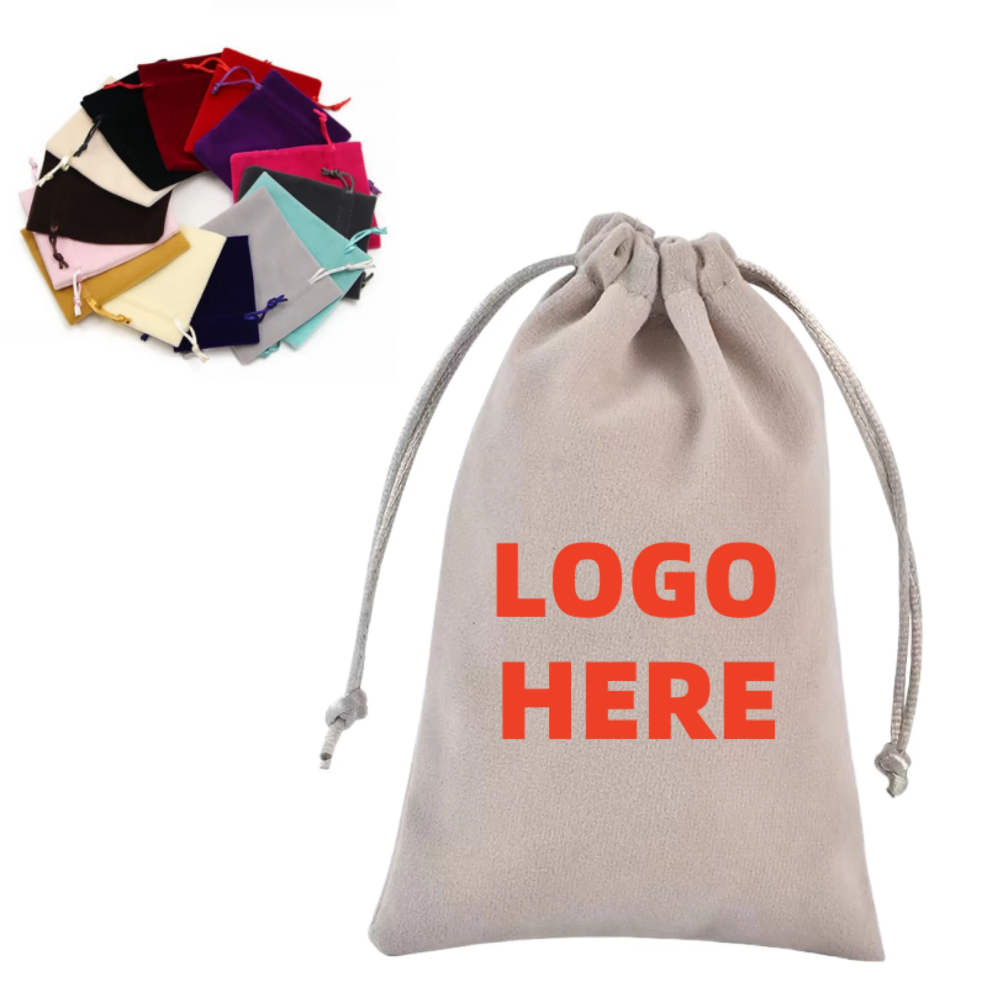 Velvet Gift Drawstring Bag