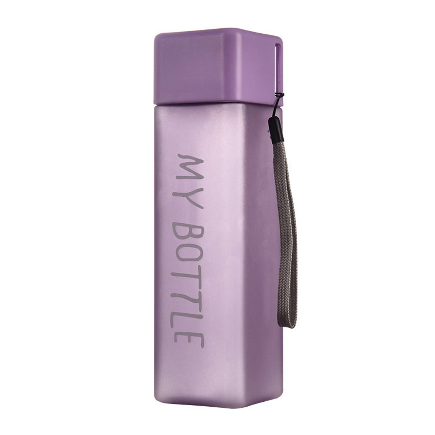 16oz Square Plastic Water Bottle 6