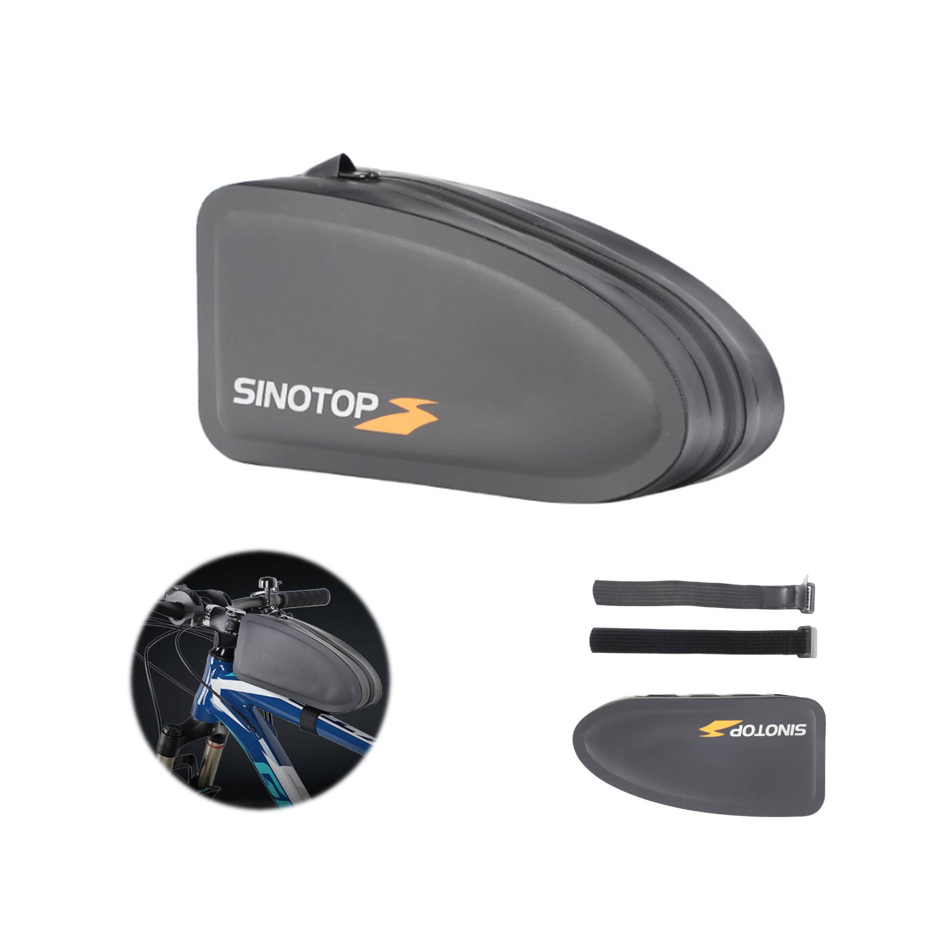Waterproof Bicycle Front Tube Frame Bag 4