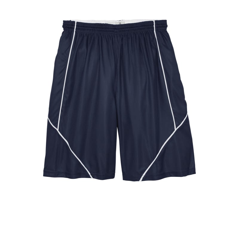 Sport-Tek PosiCharge Mesh Reversible Spliced Short. 9