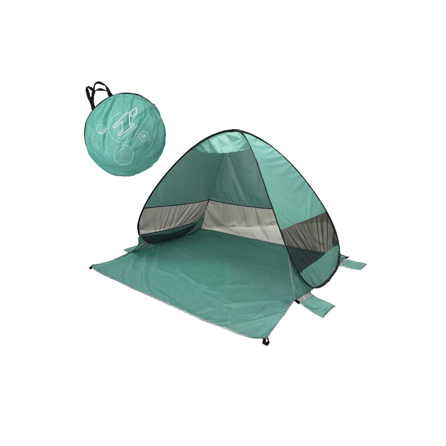 2-Second Pop-Up Beach Tent for Instant Sun Shelter 16