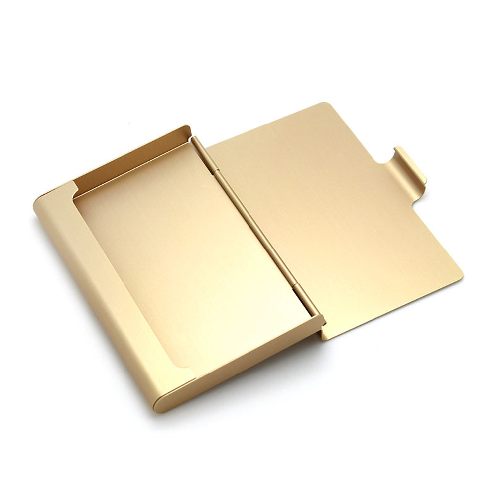 3 5/8 " Aluminum Alloy Business Card Holder 2