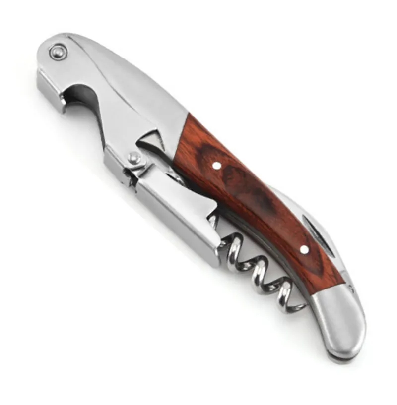 Advanced Stainless Steel Bottle Opener With Wooden Handle 6