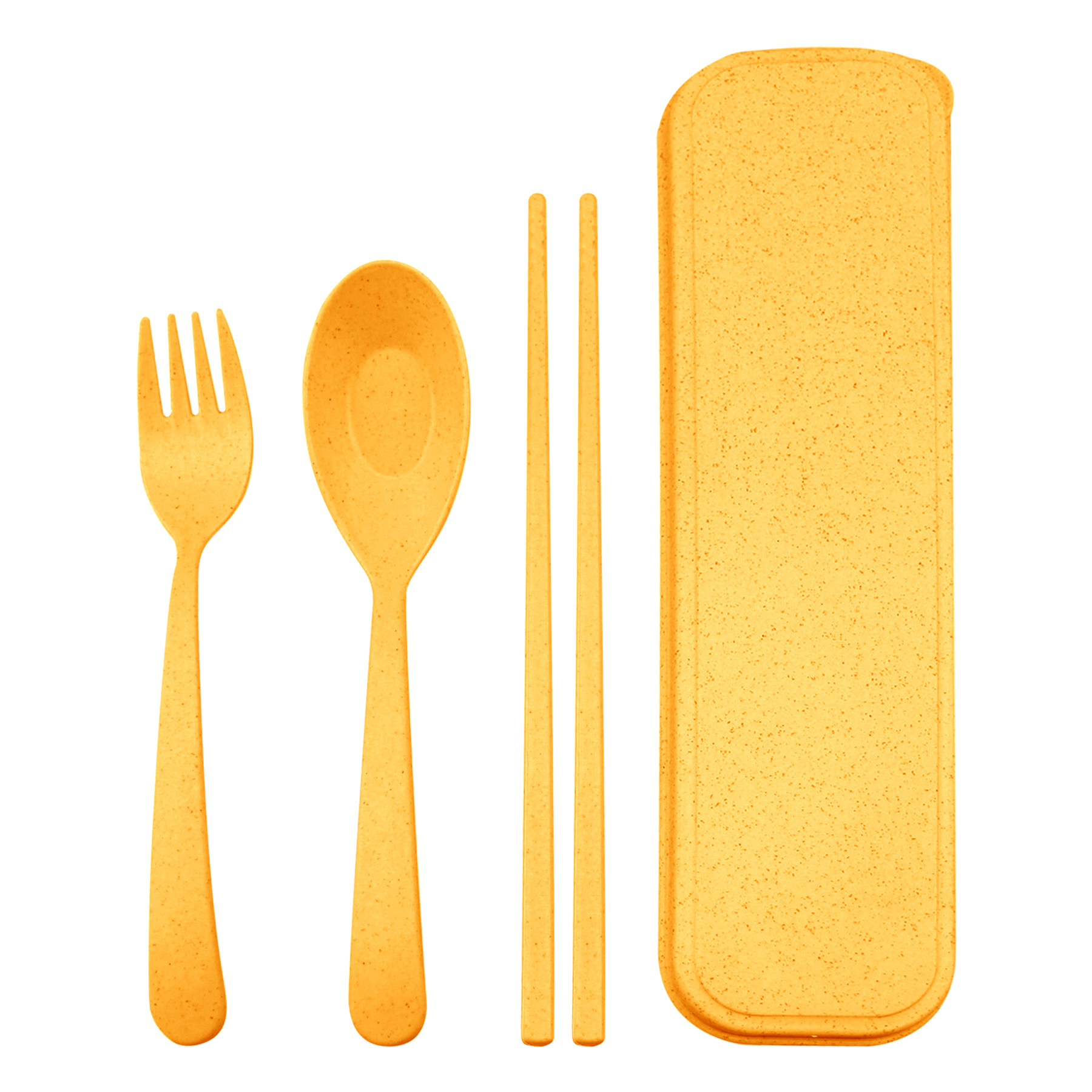 Portable Wheat Straw Tableware 3-Piece Set 7
