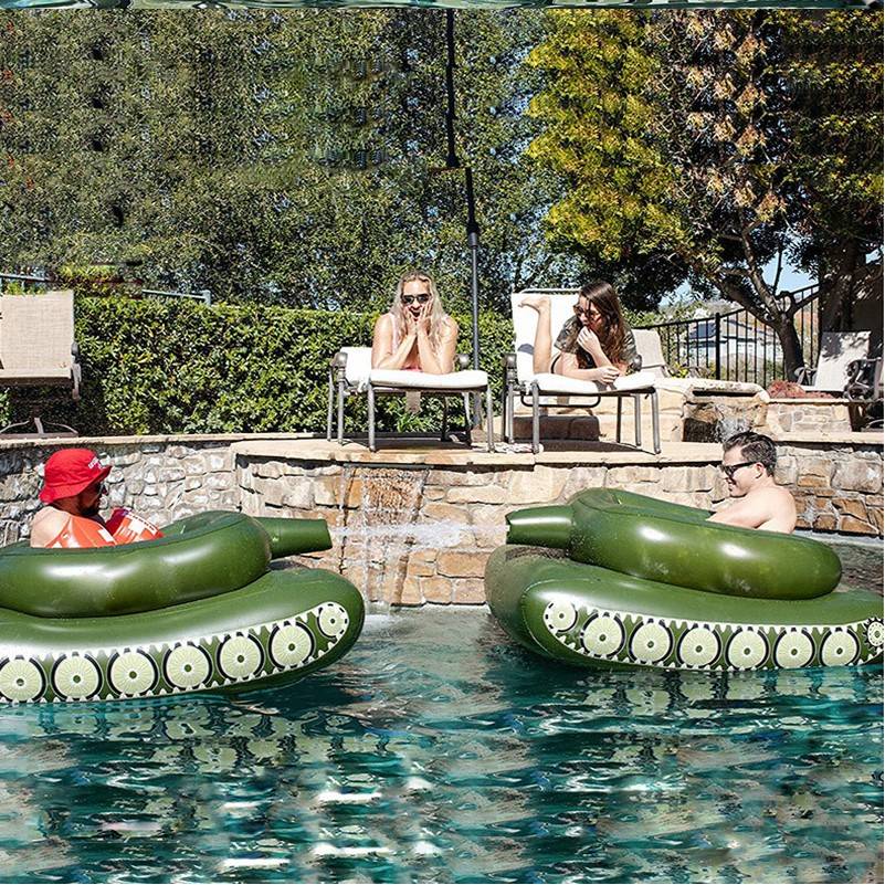 Inflatable Tanks Float In Water 3