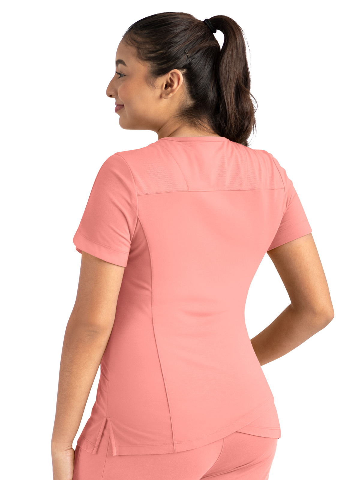 Maevn - Focus - Women's Two-Pocket Tulip-Neck Top 12