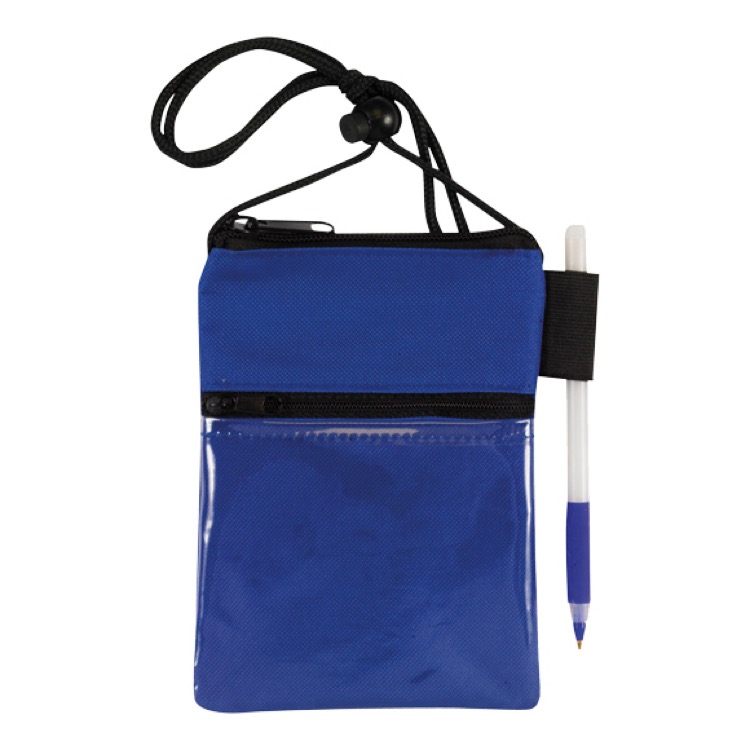 ID Me 2 Dual Zipper Pocket Badge Holder & Passport Pouch 6