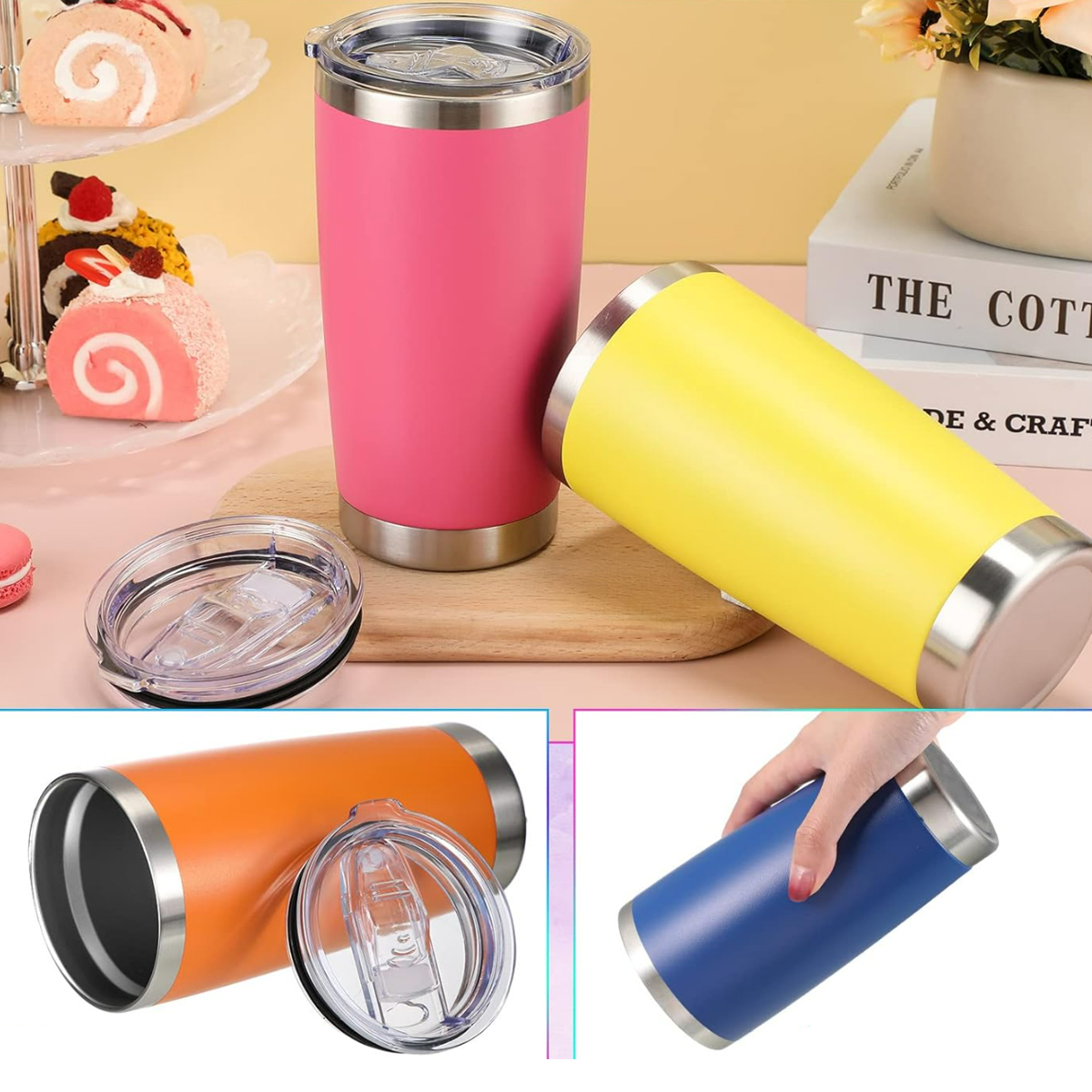 20oz Stainless Steel Car Tumbler 1