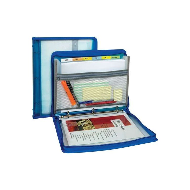 C-Line Zipper Binder with Dividers - Expanding File 2