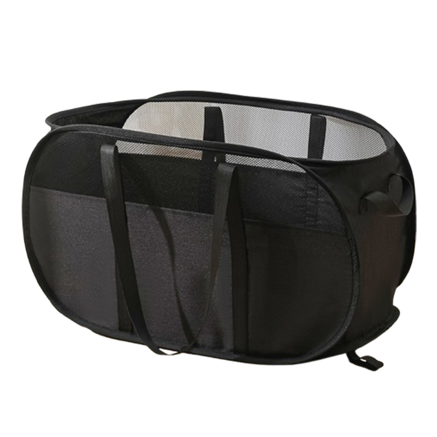 Foldable Mesh Laundry Basket 1