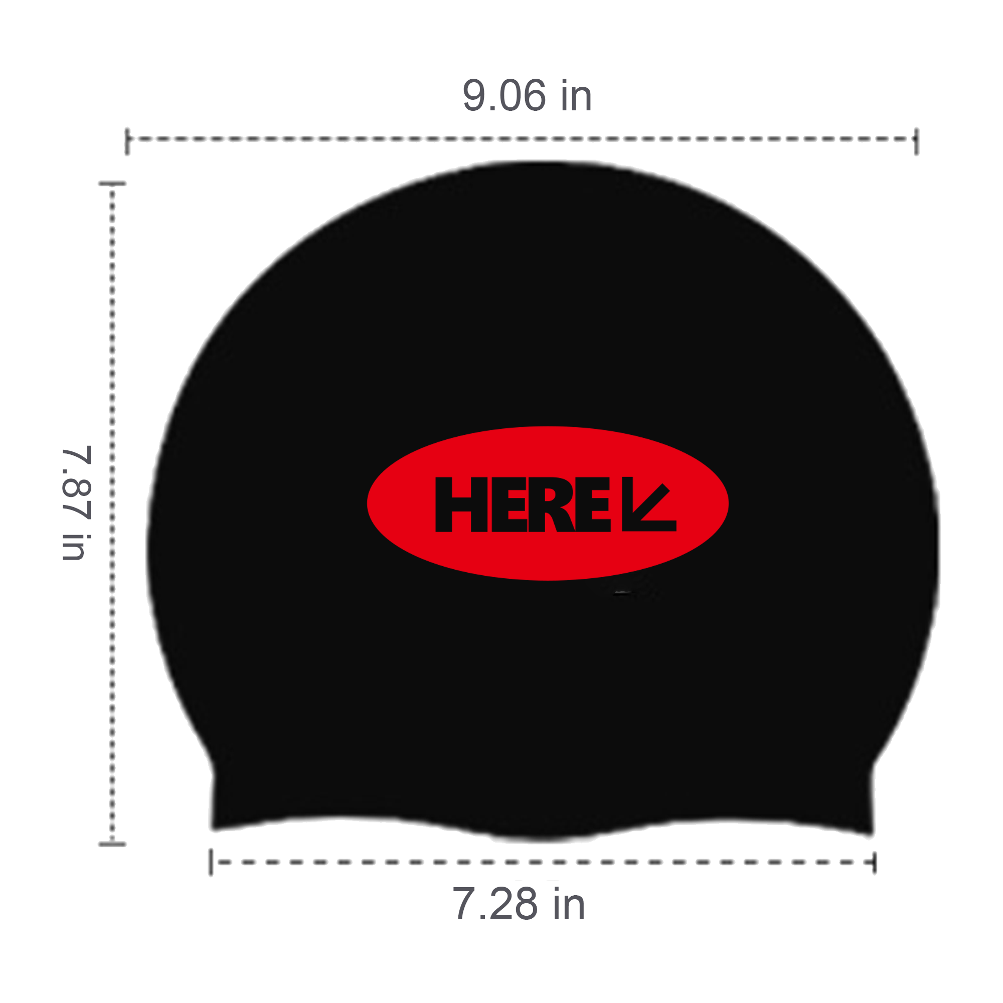 Adult Silicone Swim Cap 3