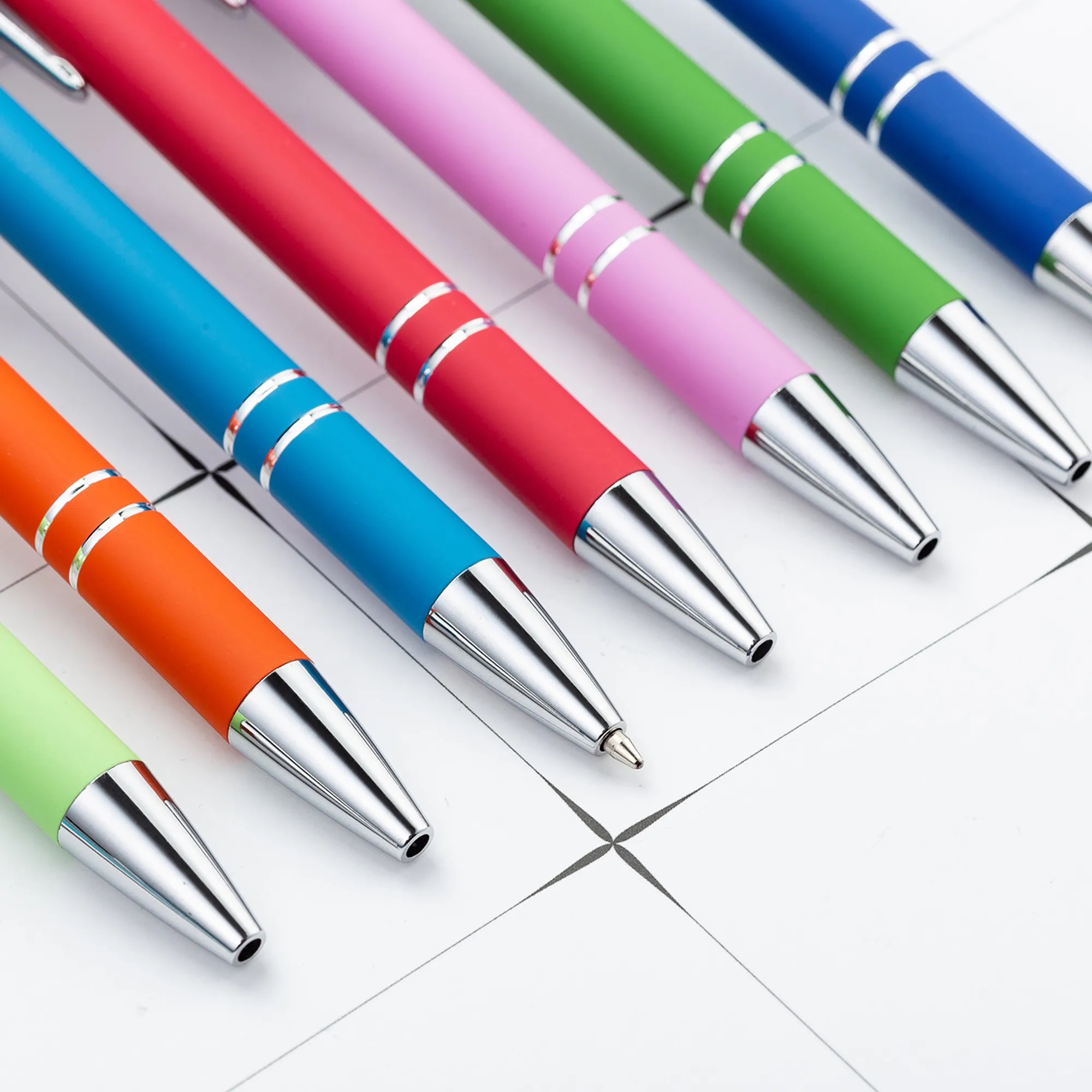 Aluminum touch screen ballpoint pen 5