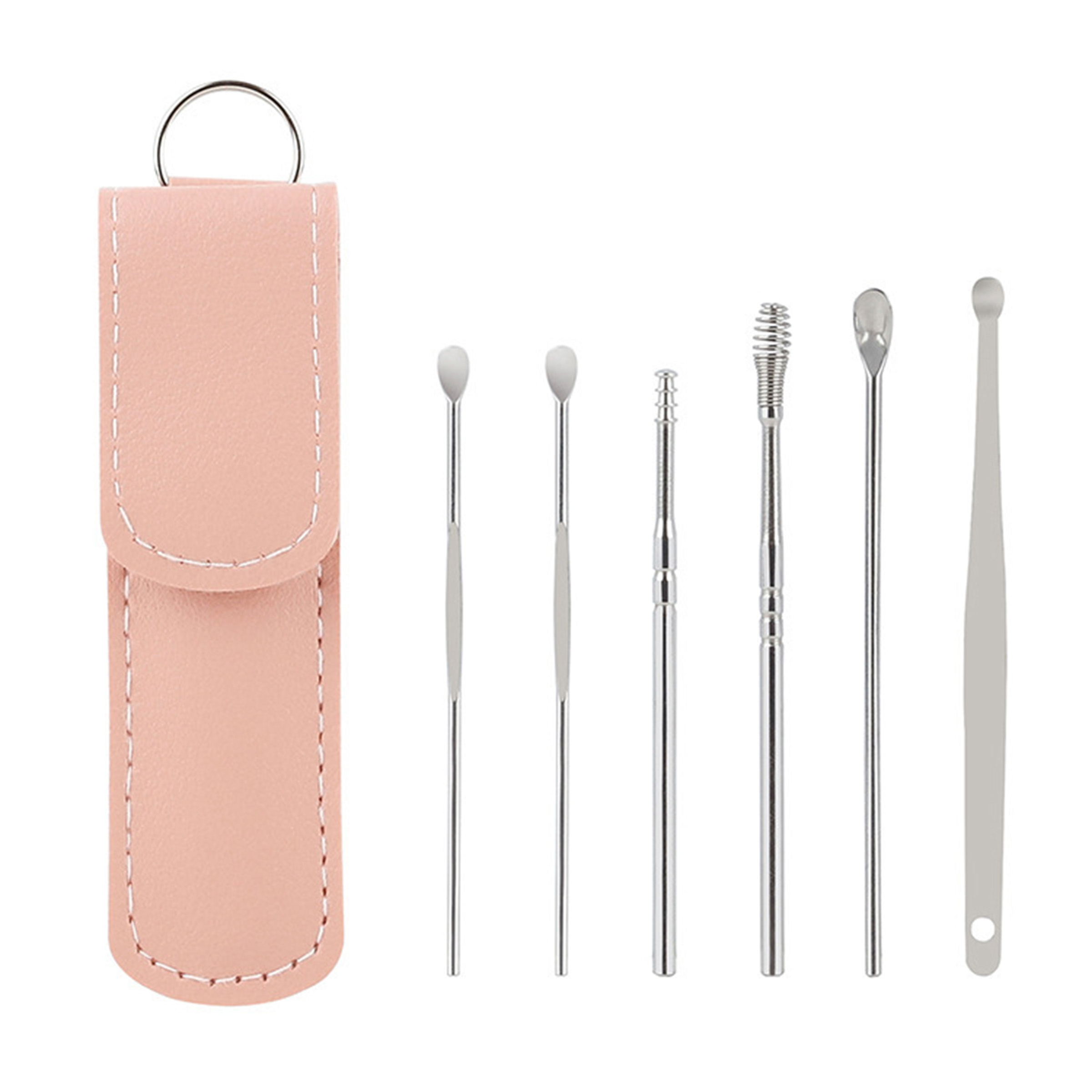 Stainless Steel Ear Cleaner Set With Case 3