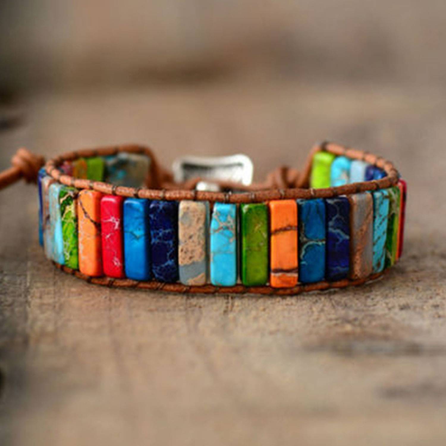 Colored Imperial Stone Bracelet 7