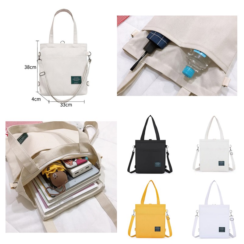 Multipurpose Women's Single Shoulder Canvas Bag Multipurpose Women's Single Shoulder Fashio 5