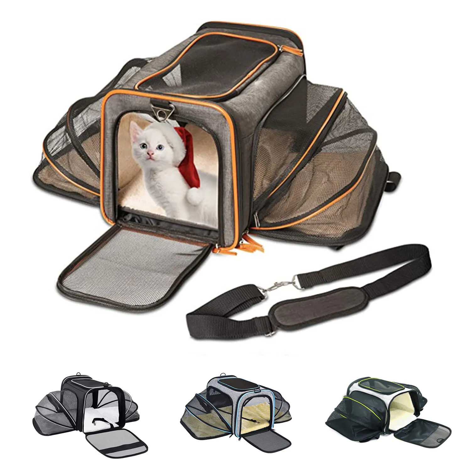 Expandable Pet Carrier Travel Bag 1
