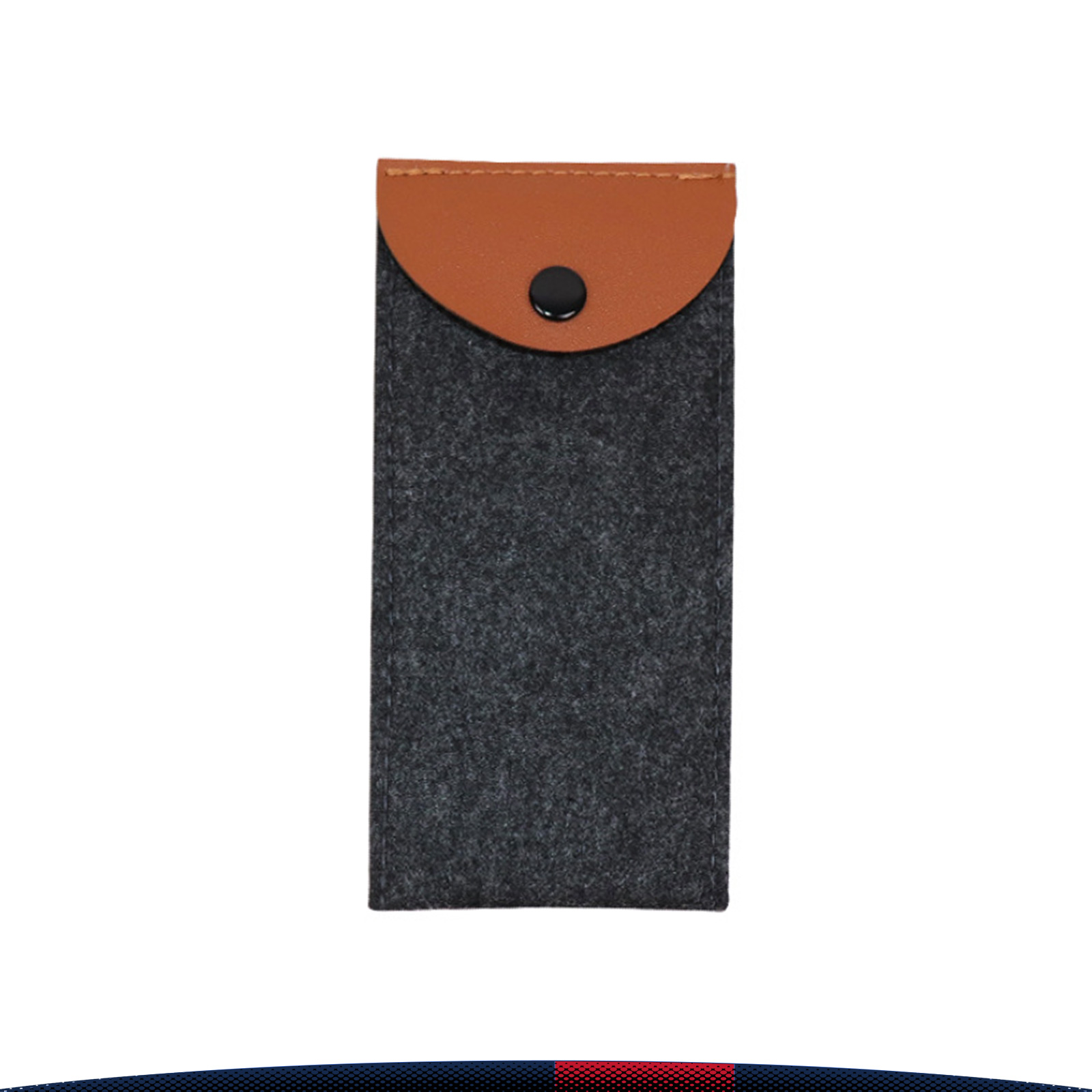 Eyvia Felt Two-Tone Eyeglasses Pouch 1