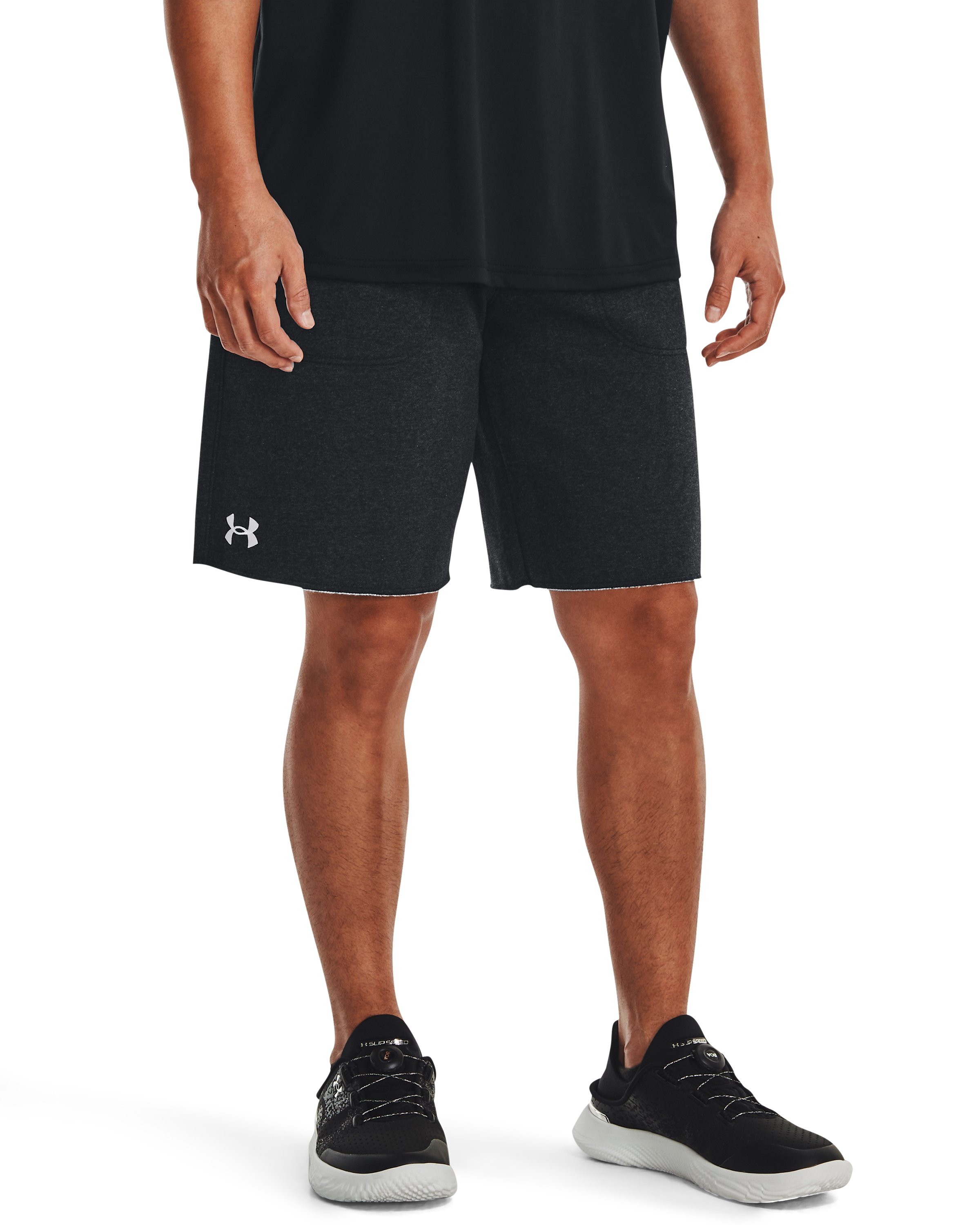 UA Hustle Fleece Men's 10 Shorts 5