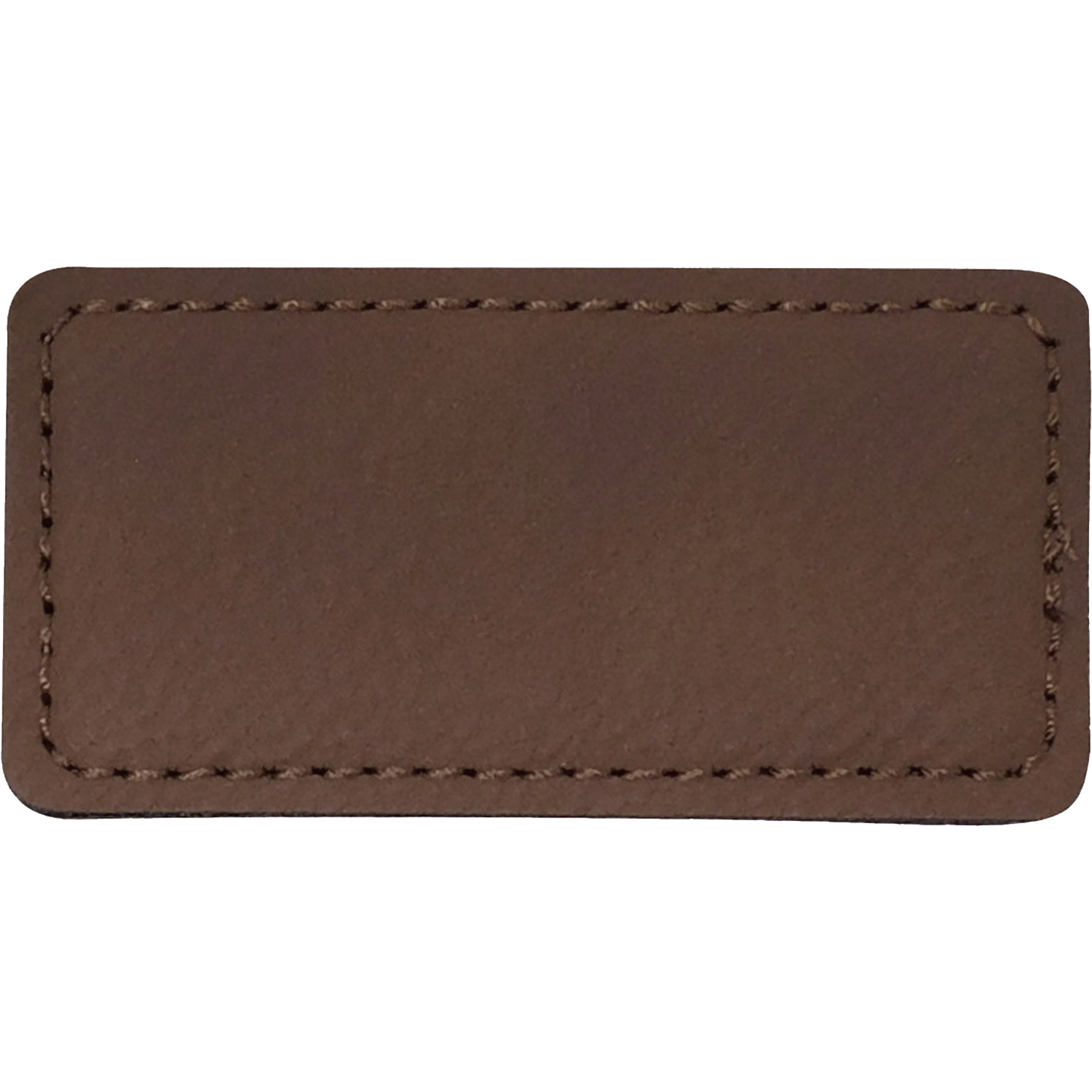 Alamo Rectangle Leatherette Name Badge 3