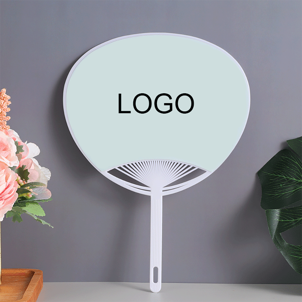 Big head shaped advertising hand fan 6