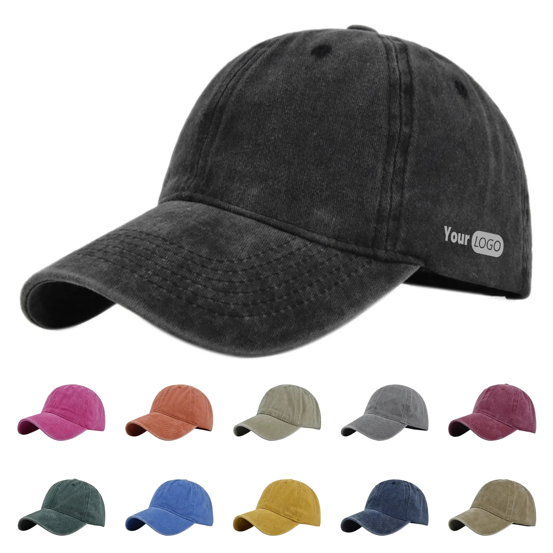 Cotton Washed Color Twill Hat 18