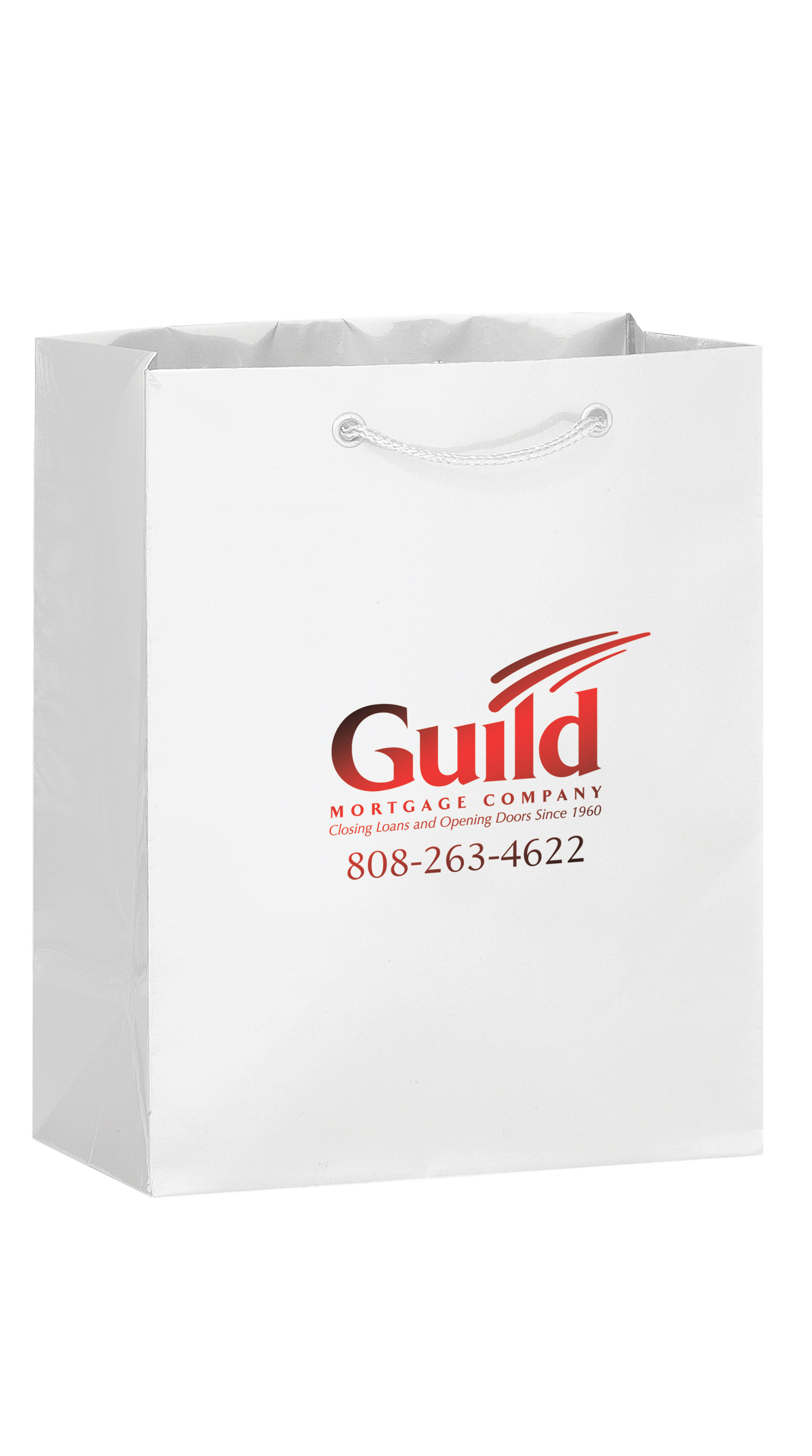 Matte Laminated Euro Tote Bags - Foil Stamped 1