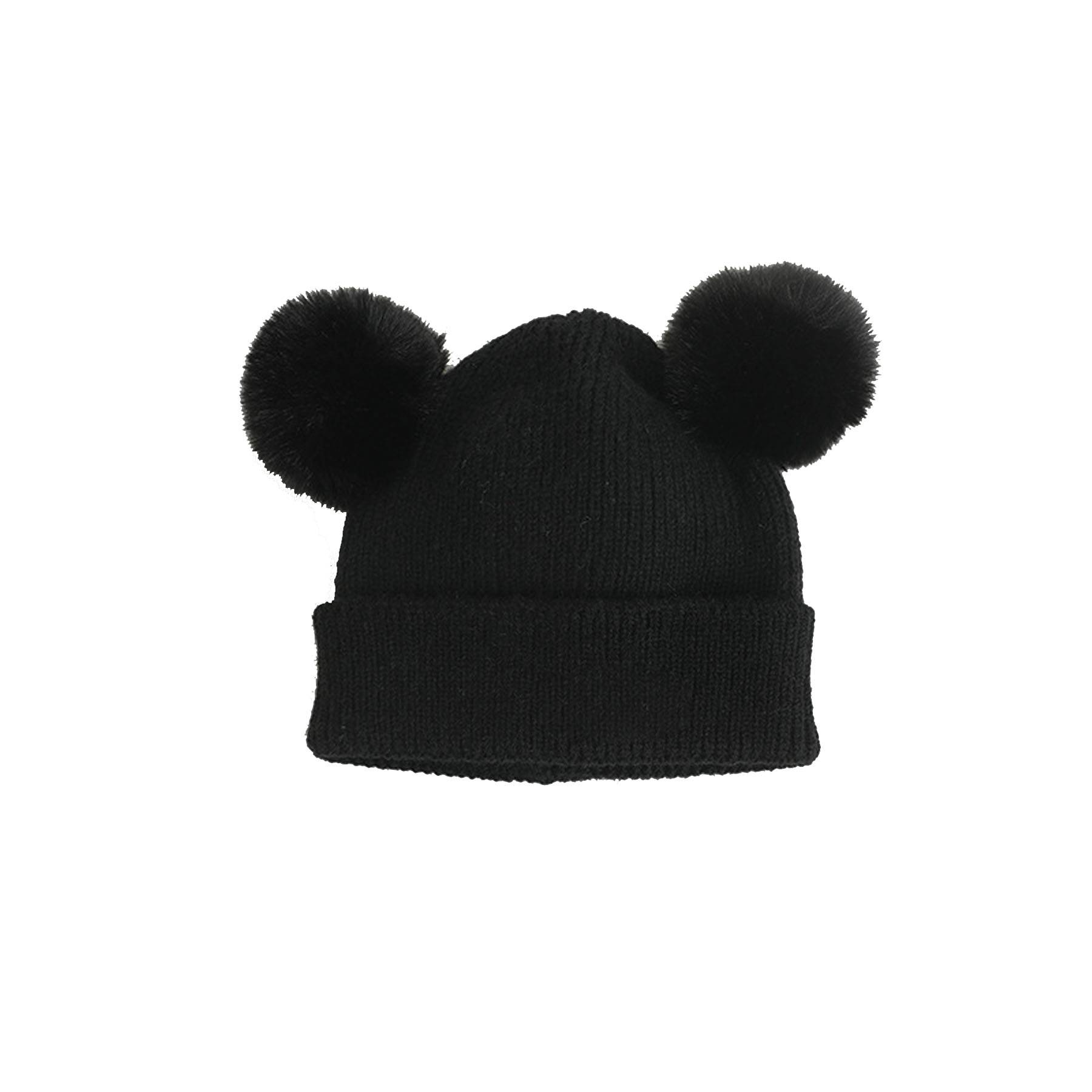 Double ball wool cap beanie for children 3