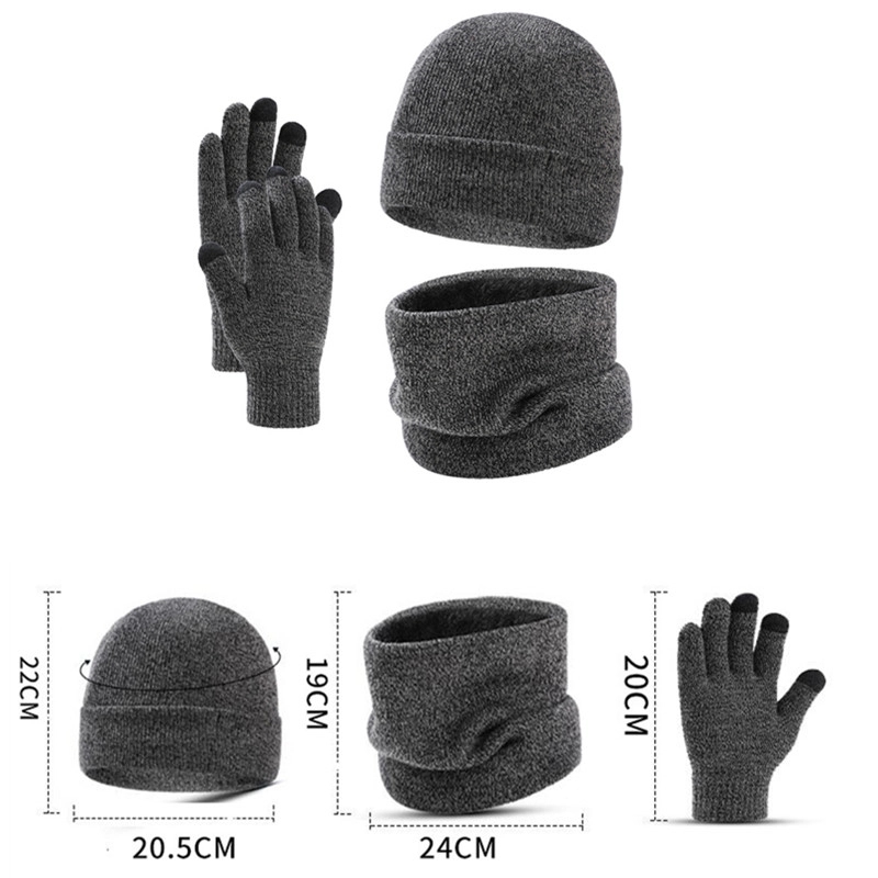 3-in-1 Knit Winter Set 1